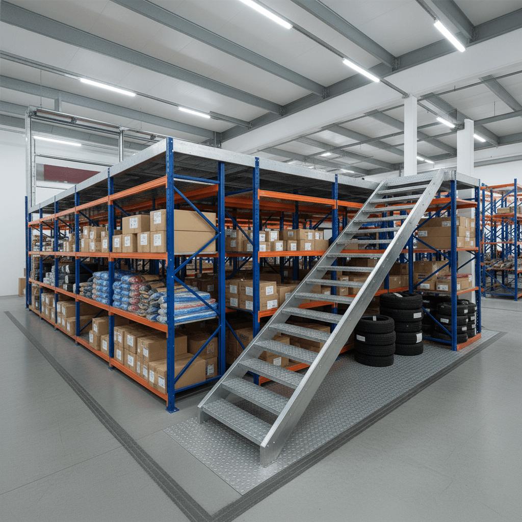 Best Mezzanine Floor Systems UAE Heavy Duty Warehouse Storage Racks