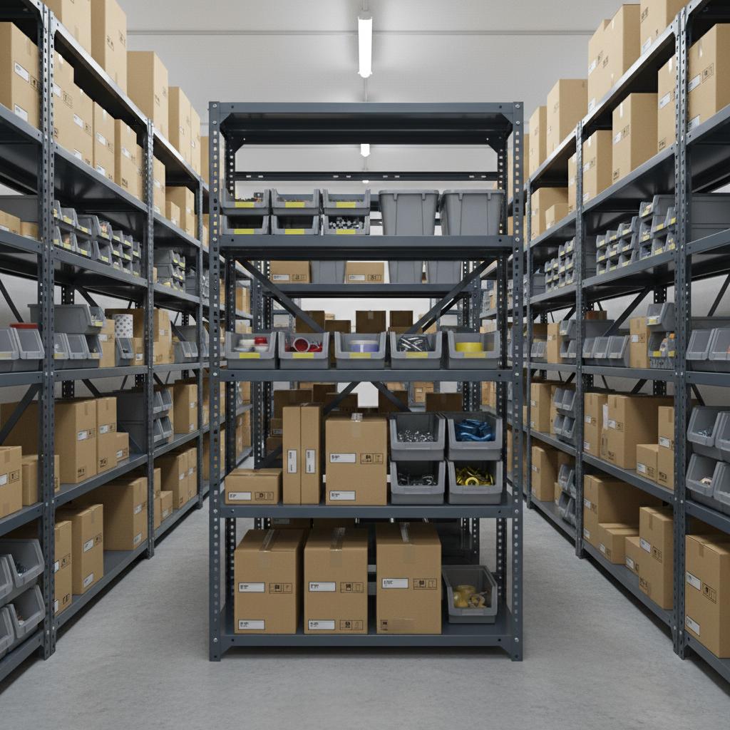 Metal-Slotted-Angle-Shelves-Adjustable-UAE